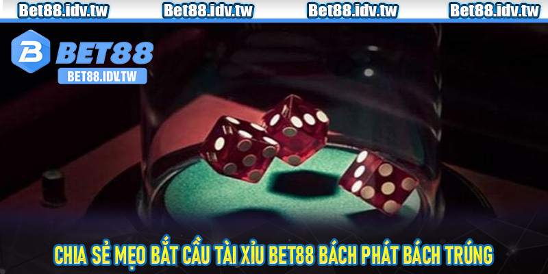 Chia sẻ mẹo bắt cầu tài xỉu Bet88 bách phát bách trúng